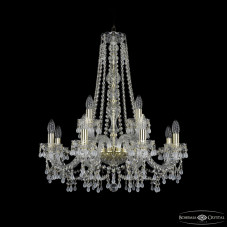 Подвесная люстра Bohemia Ivele Crystal 1410/8+4/240/h-74 G V0300