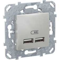 Розетка компьютерная USBx2 Schneider Electric Unica Top MGU5.418.30ZD