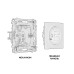 Комплект механизма розетки с/з на винтовых зажимах Ambrella Volt Alfa MA636010
