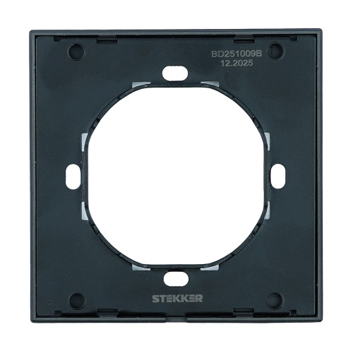 Рамка 1-местная Stekker Мия PFR00-3001-05 черный бархат 50461