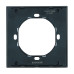 Рамка 1-местная Stekker Мия PFR00-3001-05 черный бархат 50461