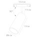 Трековый светильник Arte Lamp Linea A4641PL-1WH