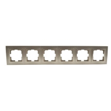 Рамка на 6 постов Mono Electric Despina бронза 102-230000-166