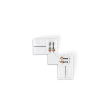 Соединитель угловой L для светодиодной ленты 2835 12/24V (2 конт.) GS6501 (10шт) Ambrella Light Illumination GS6501