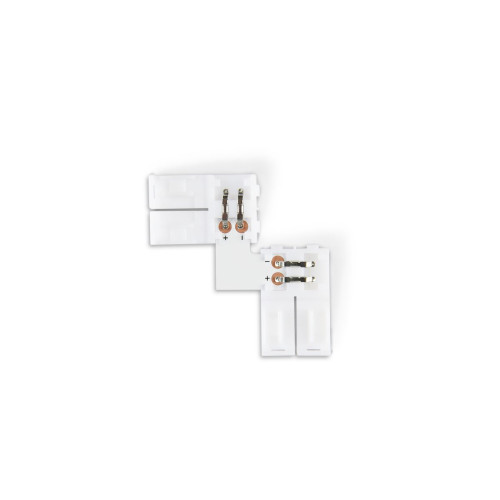 Соединитель угловой L для светодиодной ленты 2835 12/24V (2 конт.) GS6501 (10шт) Ambrella Light Illumination GS6501
