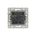 Механизм розетки влагозащищённый Arlight SCT-MCP-PL-WH (250V, 16A) 043745