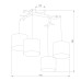 Подвесная люстра TK Lighting 6554 Albero White