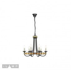 Подвесная люстра iLamp Dream 10190-6P BK