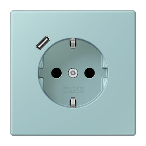 Розетка 2K+З USB Typ C Jung LC1520-18C214