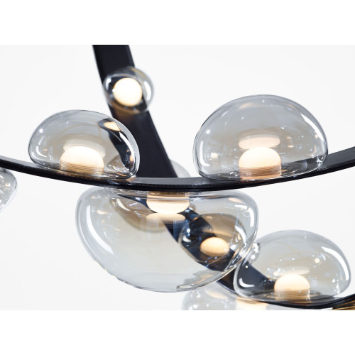 Подвесной светильник Delight Collection Dew Drops 8300P black/smoky