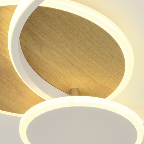 Потолочный светильник Эра Модерн City CLL-1-60-RC WH+Wood