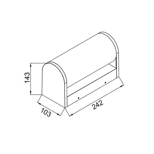 Уличный настенный светильник Mantra Gant 9280 Уличный настенный светильник Mantra Gant 9280
