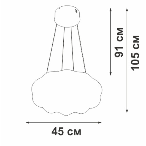 Подвесная люстра Vitaluce V2112DT-0/1S Подвесная люстра Vitaluce V2112DT-0/1S