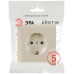 Розетка Эра Arktik 16-2102-04 с заземлением 2P+E Schuko со шторками 16А-250В шампань Б0070427