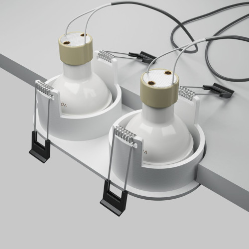 Встраиваемый светильник Maytoni Technical Share DL126-02-GU10-W