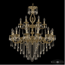 Подвесная люстра Bohemia Ivele Crystal Verona 72401/12+6/300/2d B G FA2B