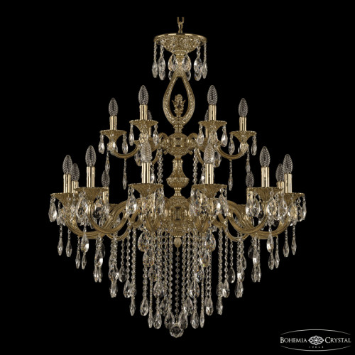 Подвесная люстра Bohemia Ivele Crystal Verona 72401/12+6/300/2d B G FA2B
