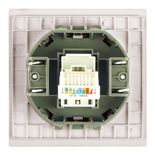 Розетка компьютерная 1-местная RJ-45 (механизм) Stekker Мия RST00-3117-08 50480