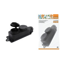 Розетка двухместная с заглушками TDM Electric SQ0612-0037