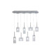 Каскадная люстра AM Group AM355-8CLEAR