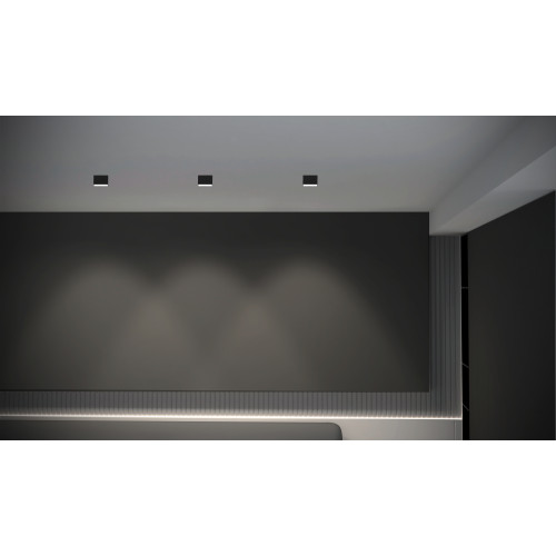 Накладной светильник Yeelight Pro S21 мощность 16 Вт, угол рассеивания 30°, не поворотный, черный