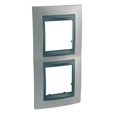 Рамка 2-постовая вертикальная Schneider Electric Unica Top MGU66.004V.239