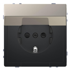 Розетка Schneider Electric Merten D-Life 16A с/з и крышкой MTN2310-6050