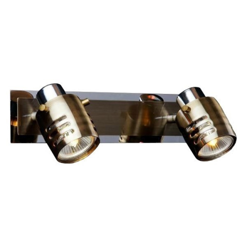 Спот Eurosvet 23463/2 хром/античная бронза