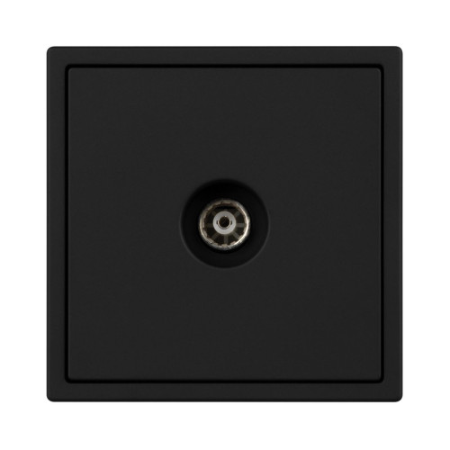 Механизм телевизионной розетки Arlight SCT-NOBE-MTV1-SFPL-BK (Черный оникс) 054293