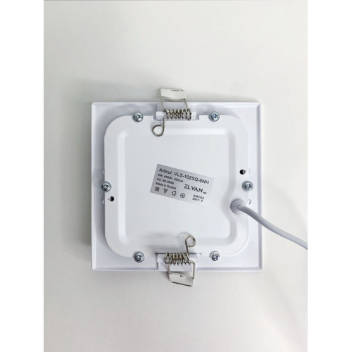 Встраиваемый светильник Elvan VLS-102SQ-6W-WW-Wh
