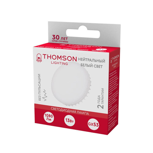 Лампа светодиодная Thomson GX53 13W 4000K TH-B4013
