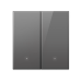 Выключатель Yeelight Pro, серия S21, проводной, 2 клавиши, серый (N L)