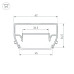 Профиль Arlight STRETCH-S-50-CEIL-CENTER-2000 (GAMMA50) 040700