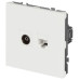 Розетка Эра Galaxy 15-3110-08 комбинированная RJ45+TV IP20 белый матовый Б0070790