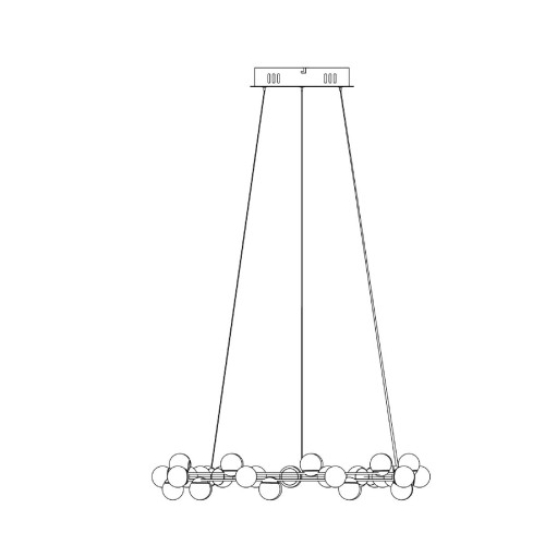 Подвесная люстра Maytoni Tessara MOD081PL-L50G3K