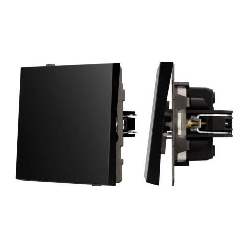 Механизм выключателя одноклавишный проходной Arlight SWT-TENDO-MKP1-PL-BK (230V, 10A) 054041 Механизм выключателя одноклавишный проходной Arlight SWT-TENDO-MKP1-PL-BK (230V, 10A) 054041