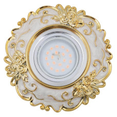 Встраиваемый светильник Fametto Arno DLS-A105 GU5.3 Chrome/Beige+Gold