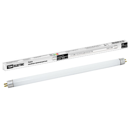 Лампа люминесцентная TDM Electric G5 8W 6500K белая SQ0355-0004
