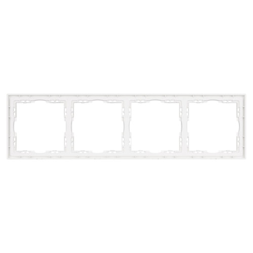 Рамка пластиковая Arlight FRM-NOBE-SFPL-4-WH 054223 Рамка пластиковая Arlight FRM-NOBE-SFPL-4-WH 054223