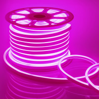 Светодиодный неон мини Apeyron 220В 5,5Вт/м smd2835 120д/м IP65 50м розовый 17-38