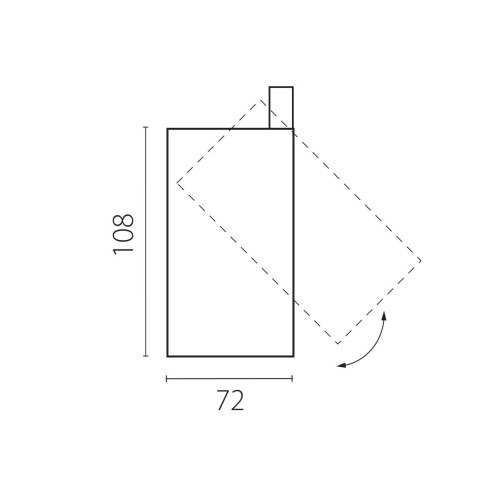 Трековый трехфазный светильник для систем QUATTRO либо потолочный (накладной или встраиваемый) Lightstar Alta Base 215236