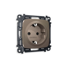 Комплект механизма розетки с/з со шторками Ambrella Volt Omega MO637010