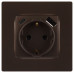 Розетка со шторками с USB type-A+C Эра 12-4108-13 Б0067757