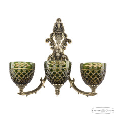 Бра Bohemia Ivele Crystal Verona 7211B15/3/210 GB P1 U Amber-Green/H-1J