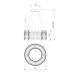 Подвесная люстра Bogates Marvel 90370/1 Strotskis a065694