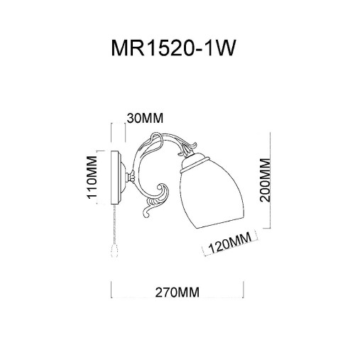 Бра MyFar Biene MR1520-1W