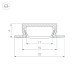 Профиль Arlight MIC-FS-2000 ANOD 038688