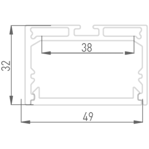 Алюминиевый профиль DesignLed LS.4932 010367