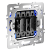 Механизм перекрестного переключателя двухклавишного 10А Voltum S70 VLS0205M