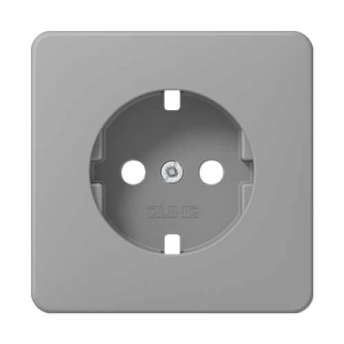 Розетка штепсельная Schuko Jung CD1520BFPLGR